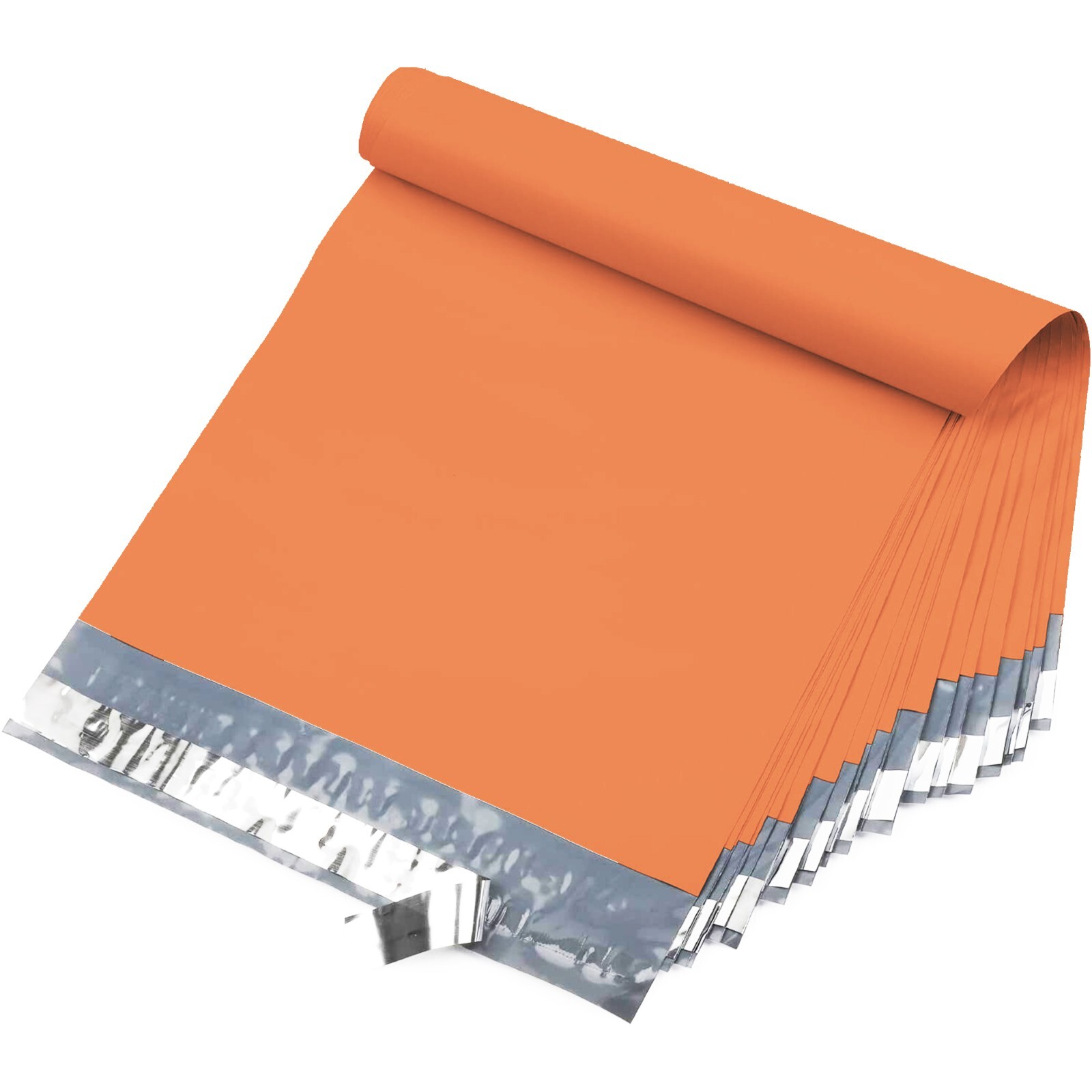10X13 M4-1000pcs POLY MAILERS SHIPPING ENVELOPES PLASTIC BAGS-Orange