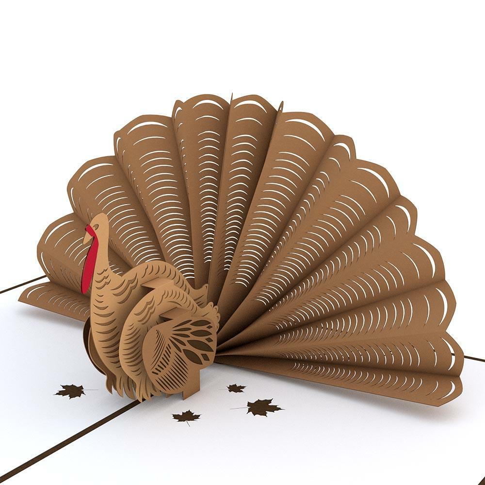Lovepop Beautiful Thanksgiving Turkey Pop Up Card