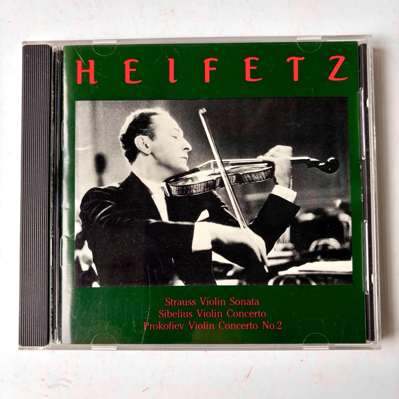 Heifetz: Strauss, Sibelius & Prokofiev CD, 1990 Heifetz: Strauss, Sibelius & Prokofiev CD, 1990