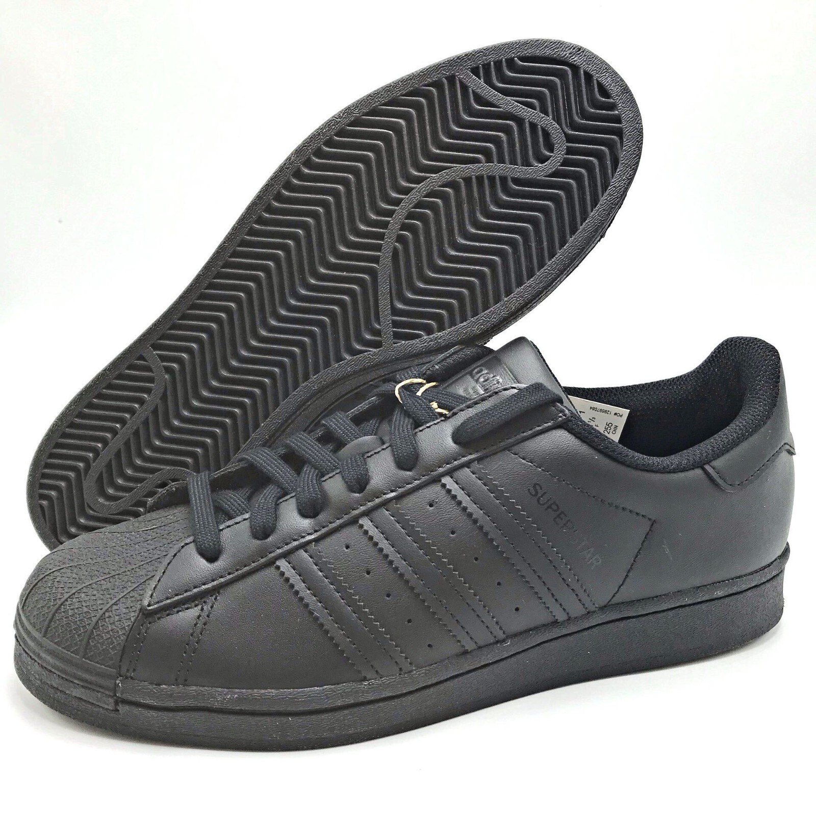 ADIDAS Originals Superstar All Black EG4957 Men's sz 8-13 ADIDAS Originals Superstar All Black EG4957 Men's sz 8-13