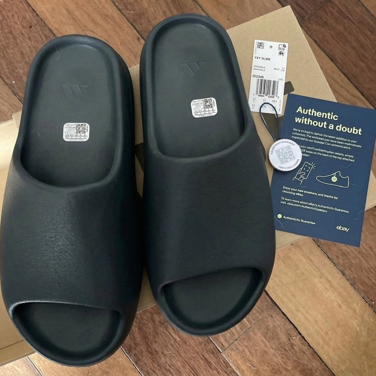 Adidas Yeezy Slide Onyx - Multiple Sizes - (100% Authentic) HQ6448 