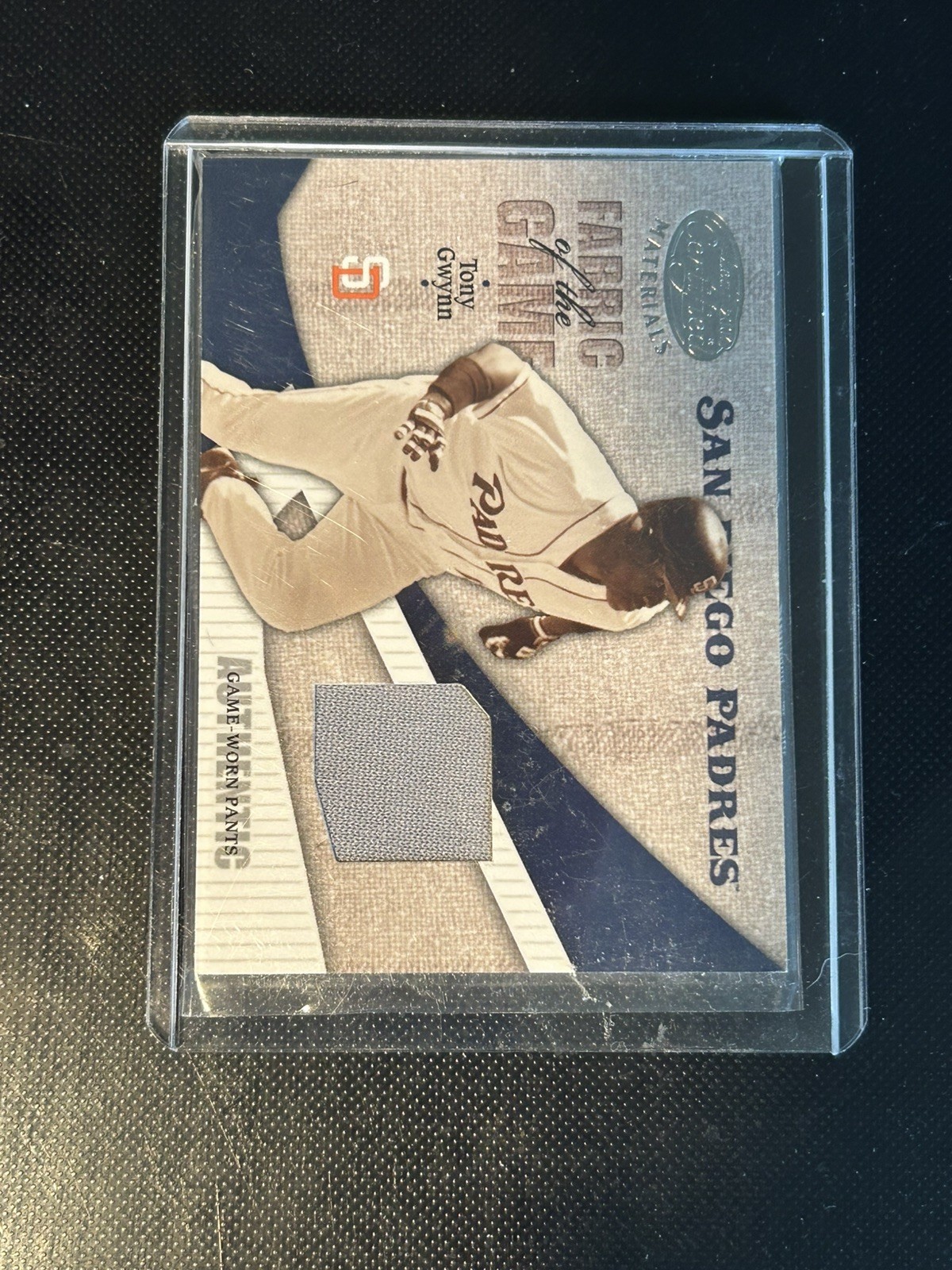 2004 Leaf Certified Tony Gwynn Fabric of the Game Pants 25/100 Padres 2004 Leaf Certified Tony Gwynn Fabric of the Game Pants 25/100 Padres