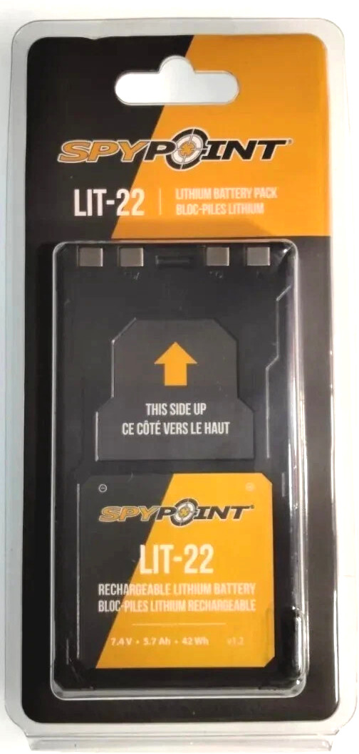 Spypoint LIT-22 7.4V, 5.7Ah , 42Wh Rechargeable Lithium Battery