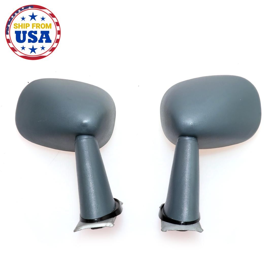 HONDA 360 LN360 N400 NIII360 LIFE PRELUDE GRAY FENDER MIRROR SET NEW 1960 - 1979