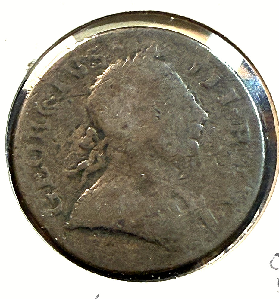 1771 Great Britain Half Penny Super Original Brown Good CHRC