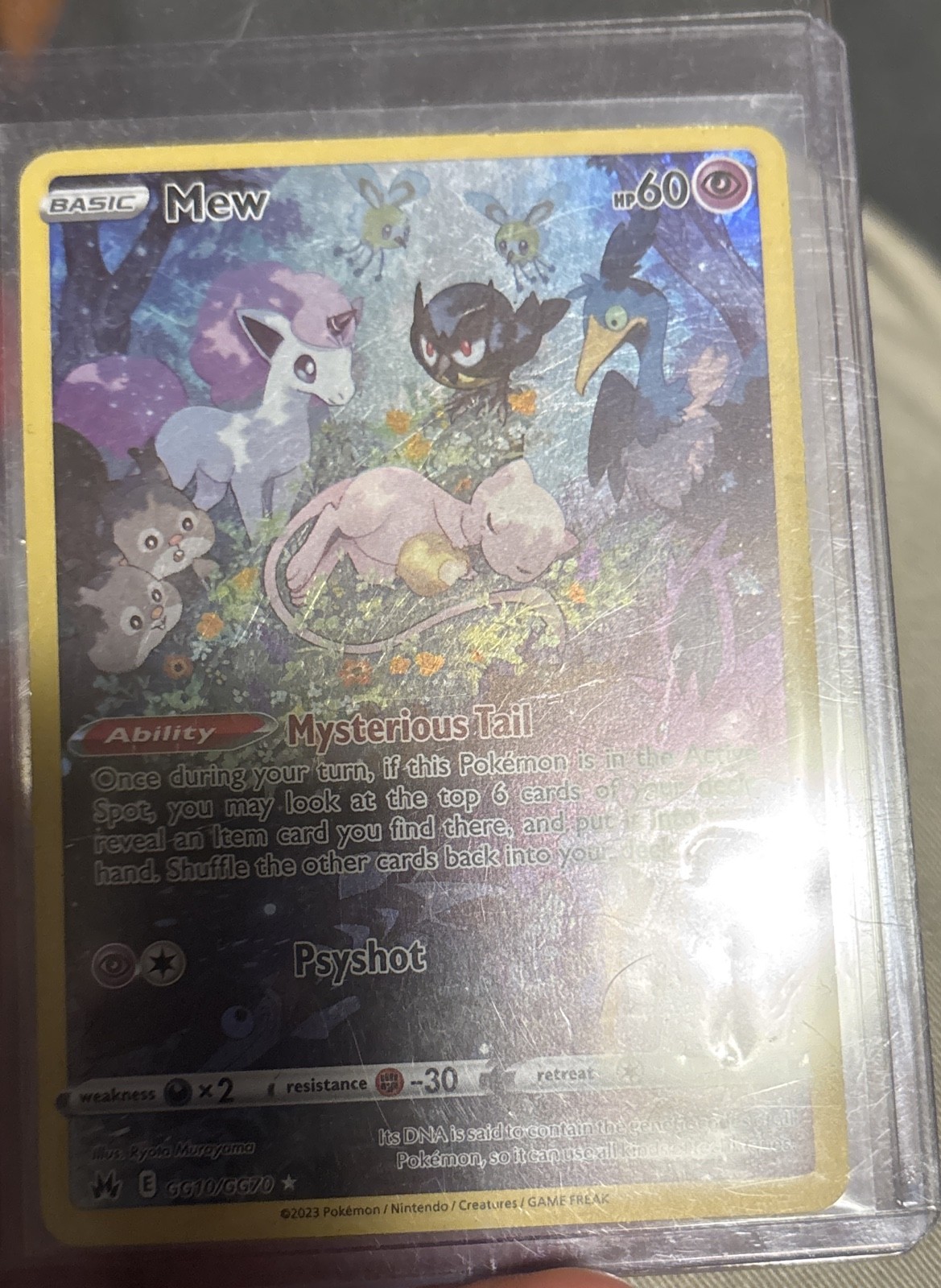 Mew GG10/GG70 SWSH: Crown Zenith: Galarian Gallery Holo