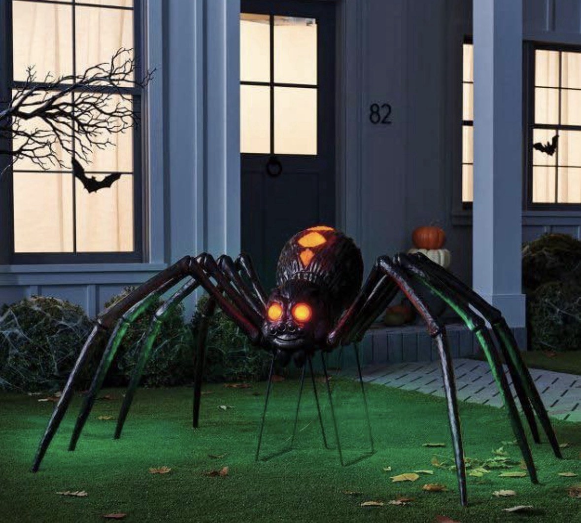 Hyde and Eek Boutique 65in Animated Spider LED Sound/Motion Halloween Decor Hyde and Eek Boutique 65in Animated Spider LED Sound/Motion Halloween Decor