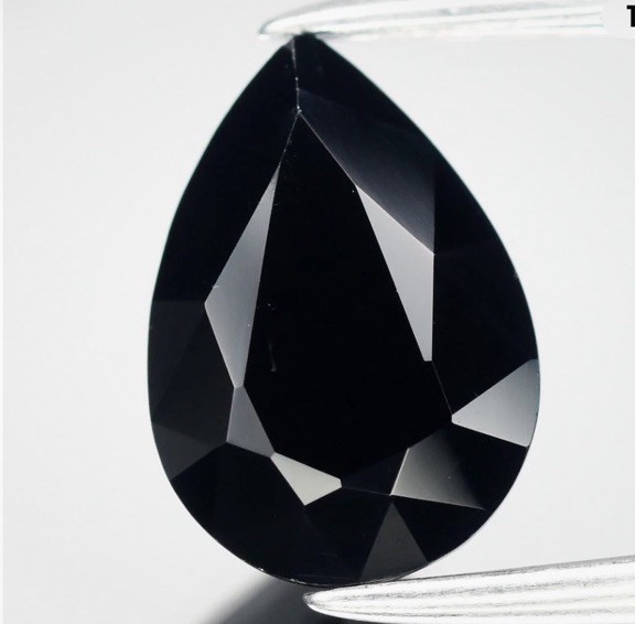 1.24ct 8.5x6mm VVS Pear Natural Deep Blue Spinel - Tanzania Gemstone