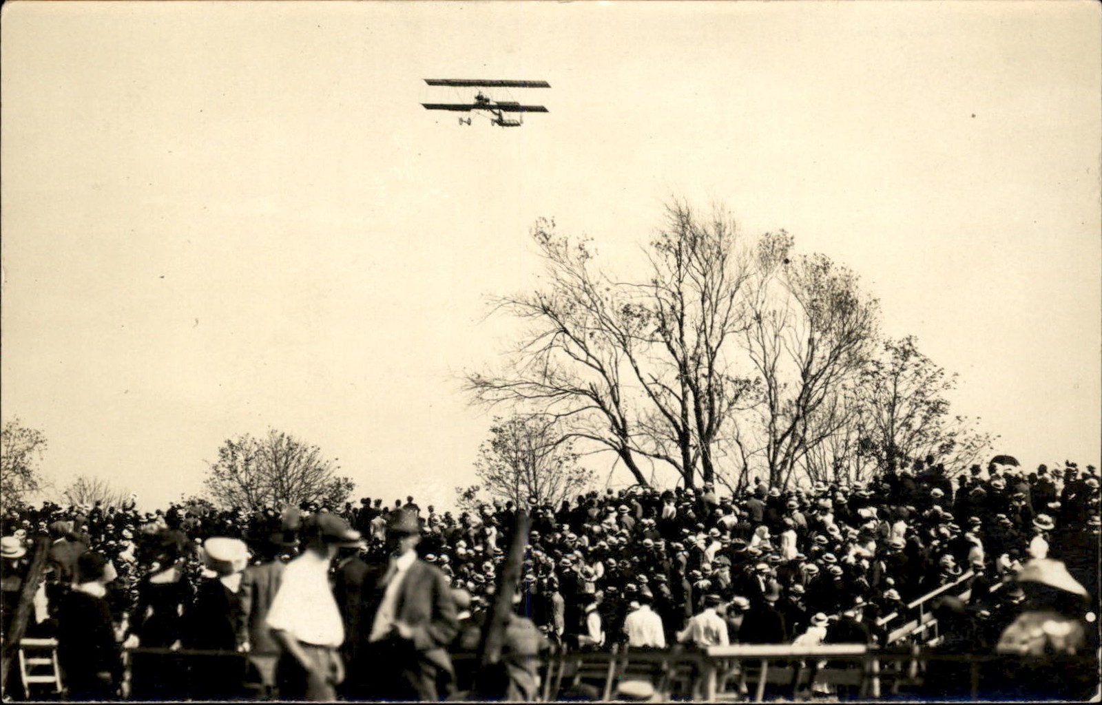 Publ in Lynn Waltham? MA Airplane Flight c1910s Real Photo Vintage Postcard bhn Publ in Lynn Waltham? MA Airplane Flight c1910s Real Photo Vintage Postcard bhn