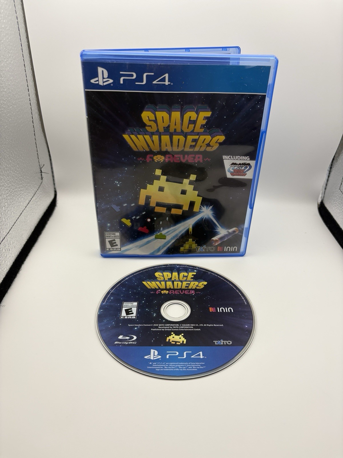 Space Invaders Forever Sony PlayStation 4 PS4 NTSC US Version ESRB Space Invaders Forever Sony PlayStation 4 PS4 NTSC US Version ESRB