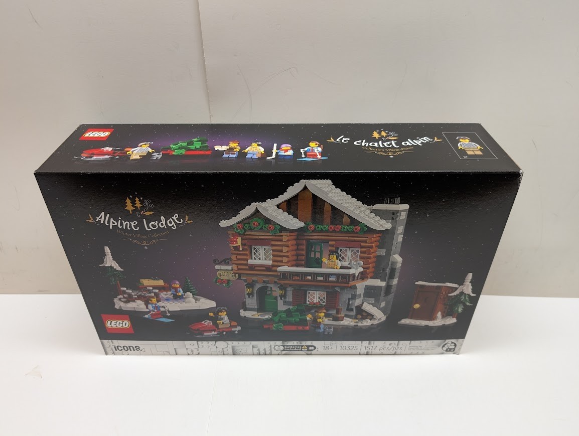 LEGO 10325 Icons: Alpine Lodge Holiday Christmas City New & Sealed w/ Shelf Wear LEGO 10325 Icons: Alpine Lodge Holiday Christmas City New & Sealed w/ Shelf Wear