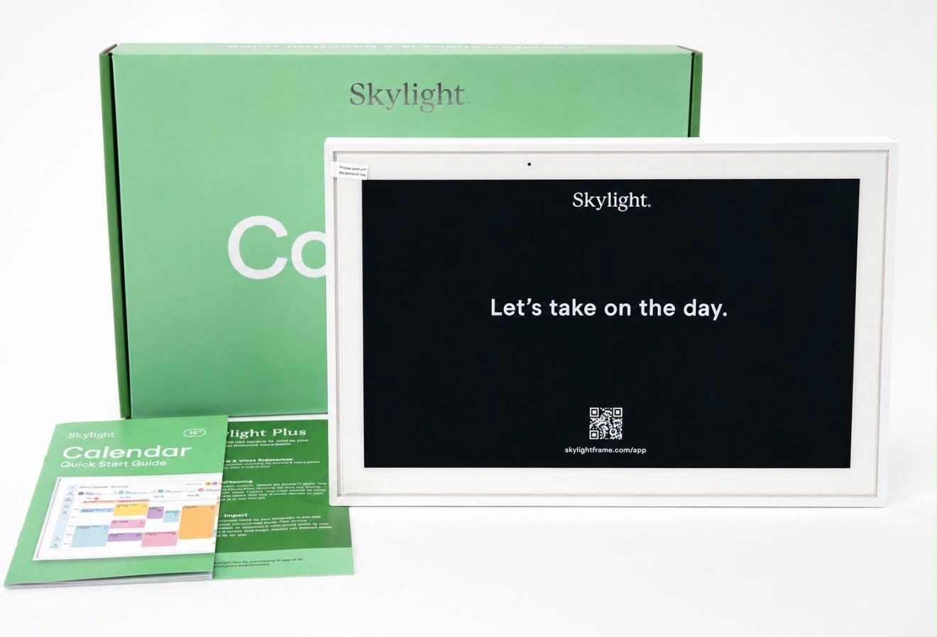 Skylight Calendar: 15-inch Wall Planner Digital Calendar & 15 - White Skylight Calendar: 15-inch Wall Planner Digital Calendar & 15 - White