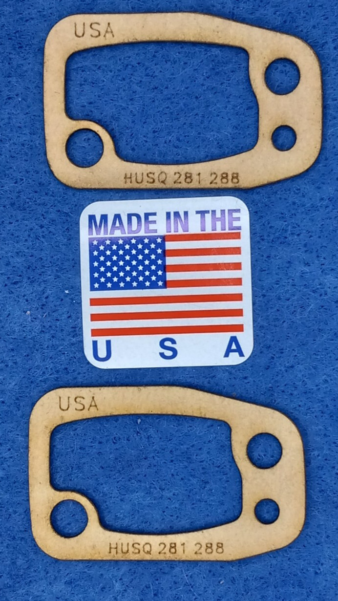 2  Intake Gaskets Fits Husqvarna 61 262 266 268 272 281 288 P/N 501 80 68-02