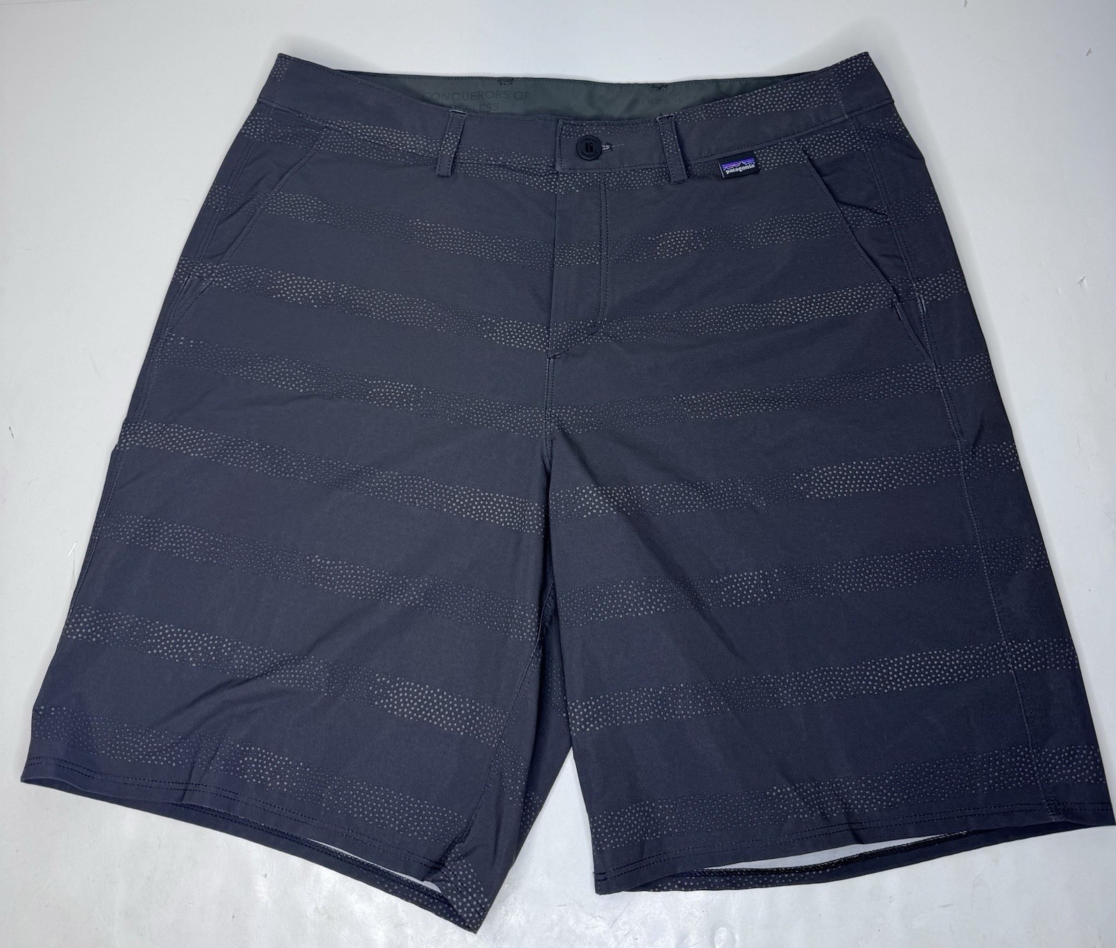 Patagonia Men’s Hybrid Shorts Hydropeak 32 Medium Charcoal Outdoor  9”inseam