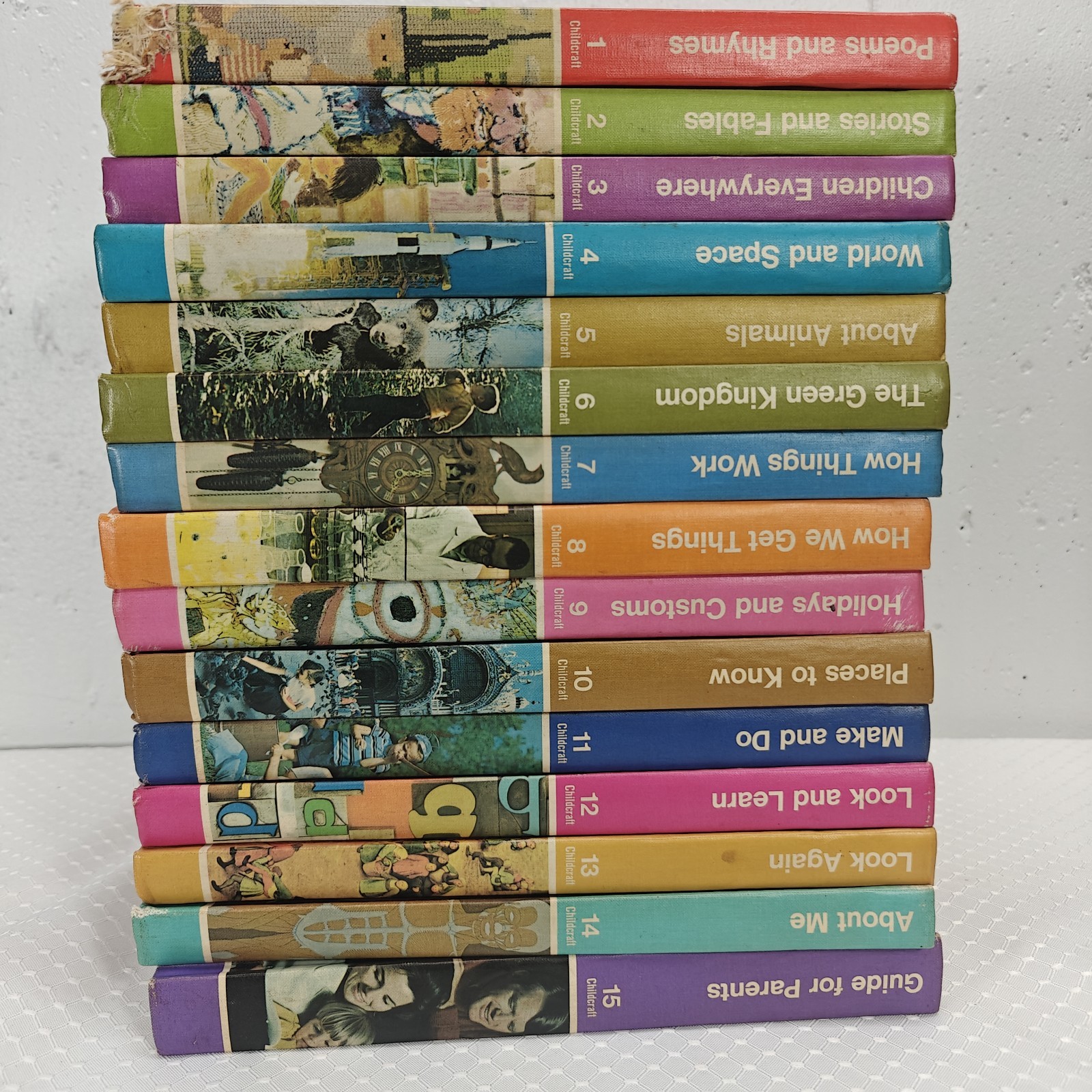 VTG 1975 CHILDCRAFT How & Why Books Complete Set 1-15 Homeschool Hardcover VTG 1975 CHILDCRAFT How & Why Books Complete Set 1-15 Homeschool Hardcover
