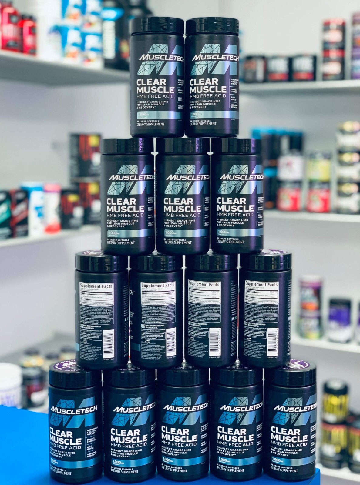 MuscleTech Clear Muscle HMB BetaTOR Leucine Strength & Recovery Amino 84 Softgel