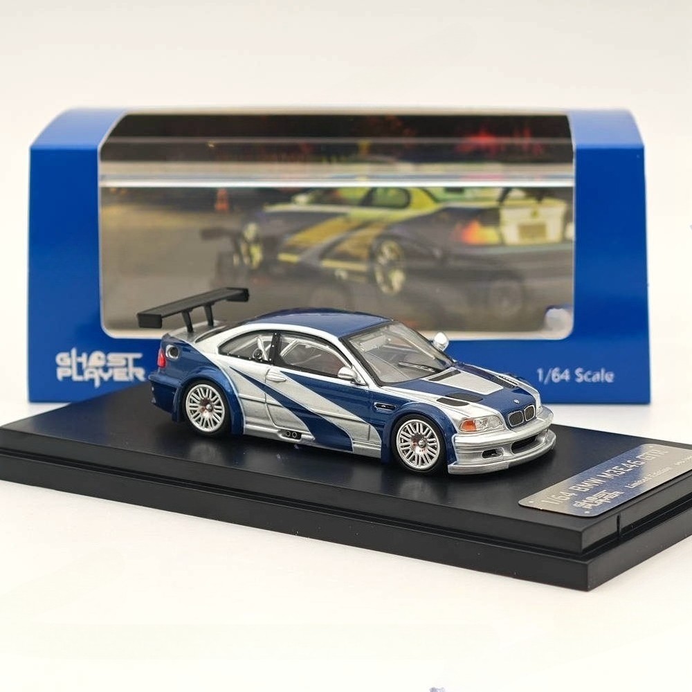 1/64 Ghost Player M3 E46 GTR by DCM Diecast Model Car Limited Collection