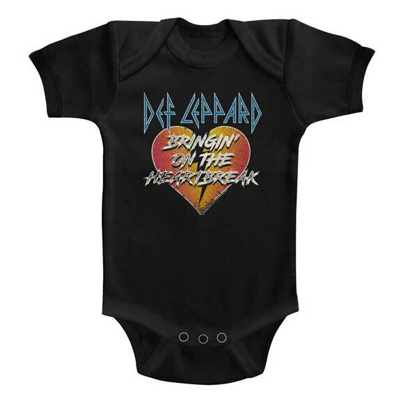 Pre-Sell Def Leppard Music Bodysuit One Piece Jump Suit Baby Toddler Shirt 