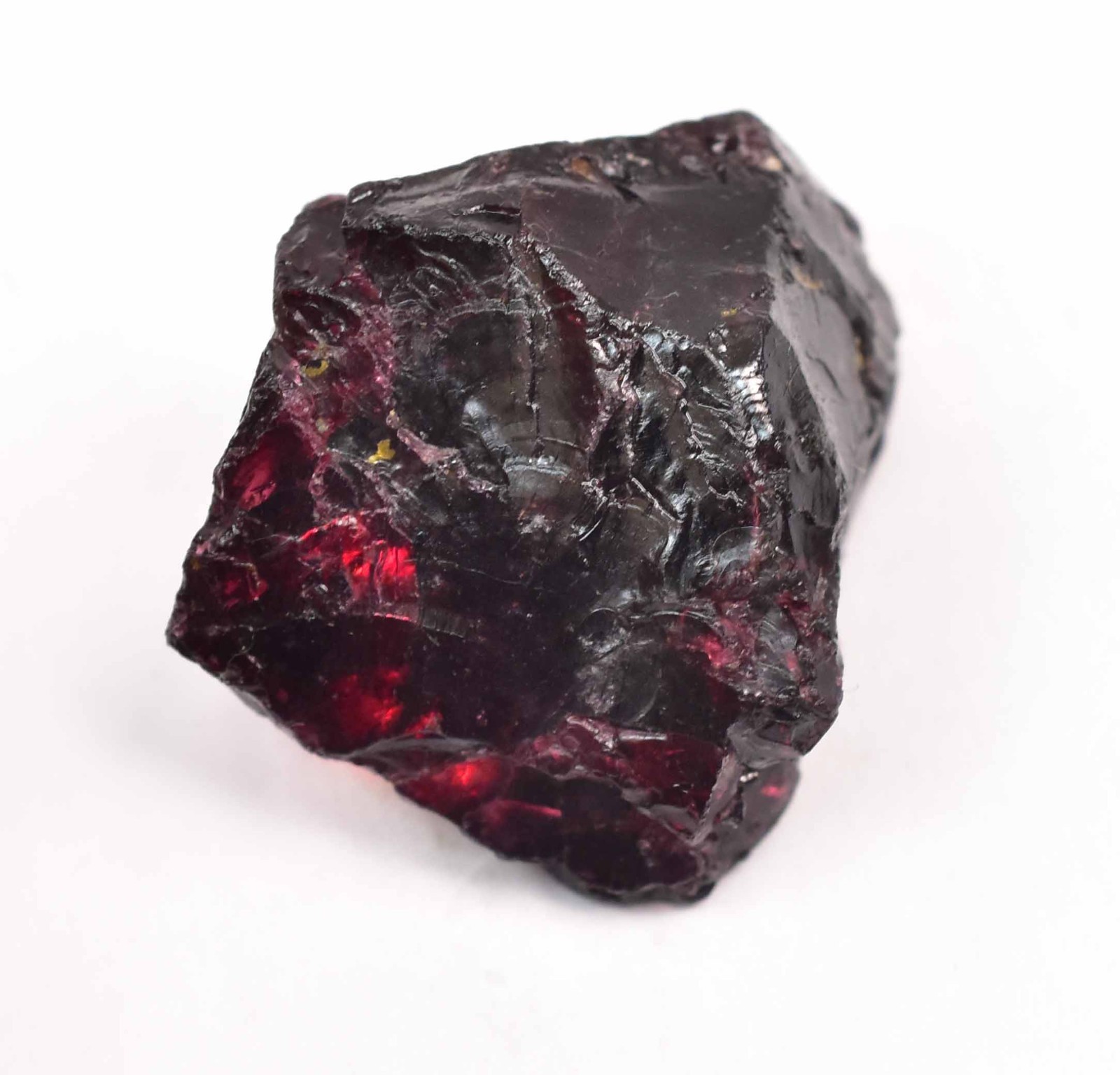 Very Rare Natural Red Painite Rough Unheated 114.35 Ct Burmese Facet Certified