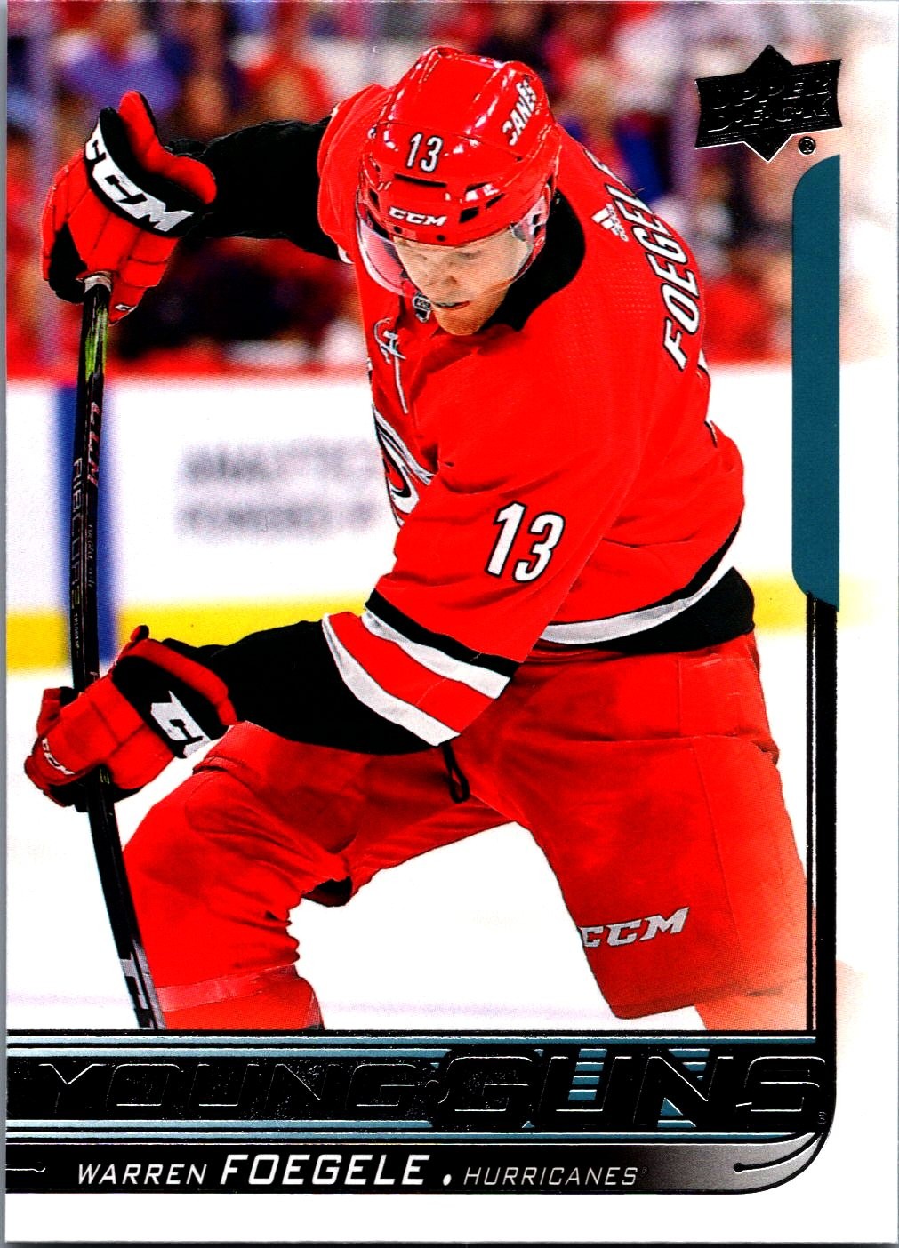 2018-19 Upper Deck #236 Warren Foegele Young Guns RC 2018-19 Upper Deck #236 Warren Foegele Young Guns RC