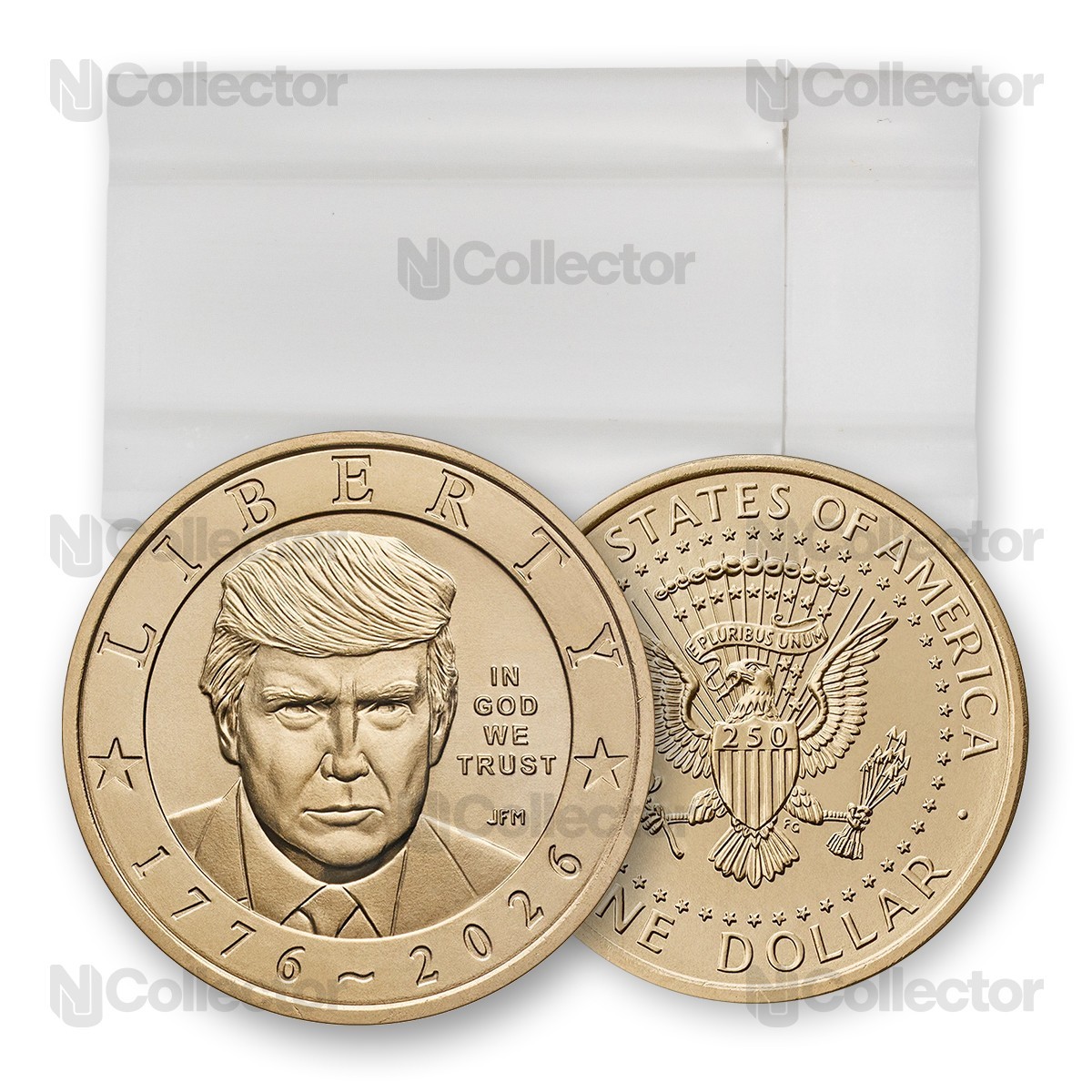 2026 Donald J. Trump Golden Dollar Roll of 20