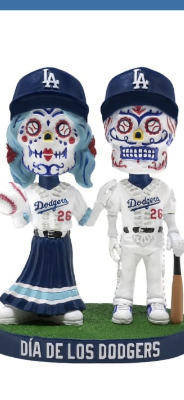Pre Sale Dodgers 2026 Dia de Los Dodgers Bobblehead New In Box Ships after 9-8 Pre Sale Dodgers 2026 Dia de Los Dodgers Bobblehead New In Box Ships after 9-8