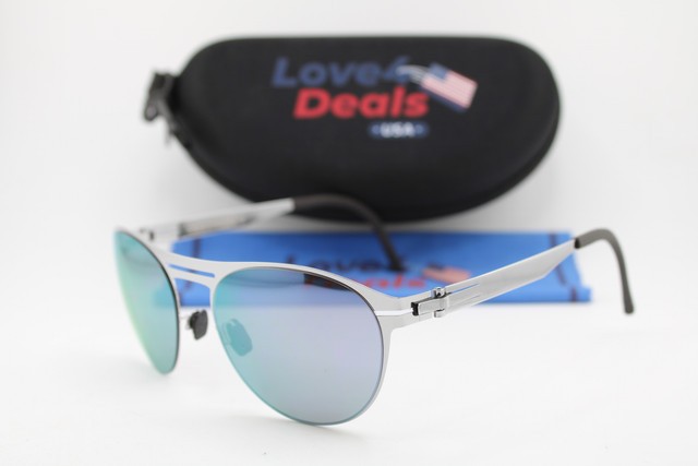 NEW OVVO OPTICS MOD.3561 COL. 74B SILVER BLACK AUTHENTIC SUNGLASSES 54-16