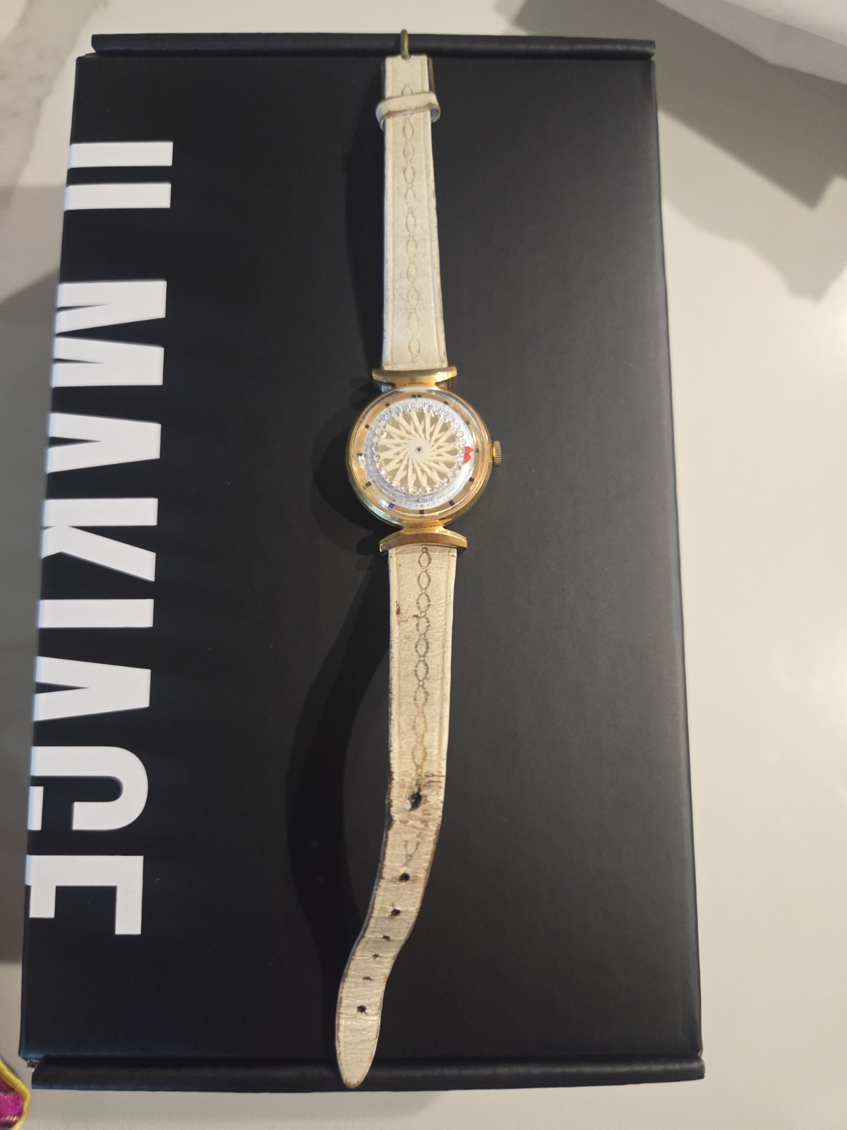 Vintage Ernest Borel Cocktail Kaleidoscope Watch Ladies 17J Manual Wind - Swiss