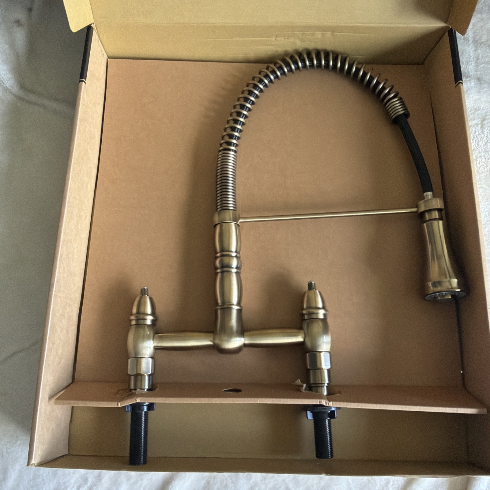 Kingston Brass GS1273AX Heritage Pull-Down Brushed Nickel NEW Kingston Brass GS1273AX Heritage Pull-Down Brushed Nickel NEW