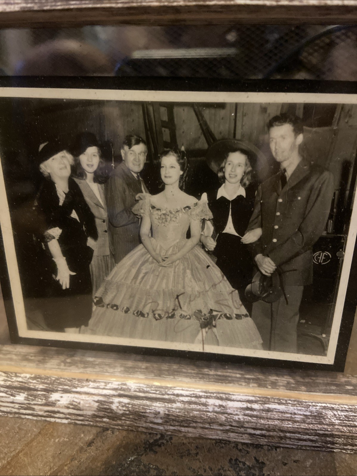 Vintage Autographed Picture Of Actor Jimmy Stewart