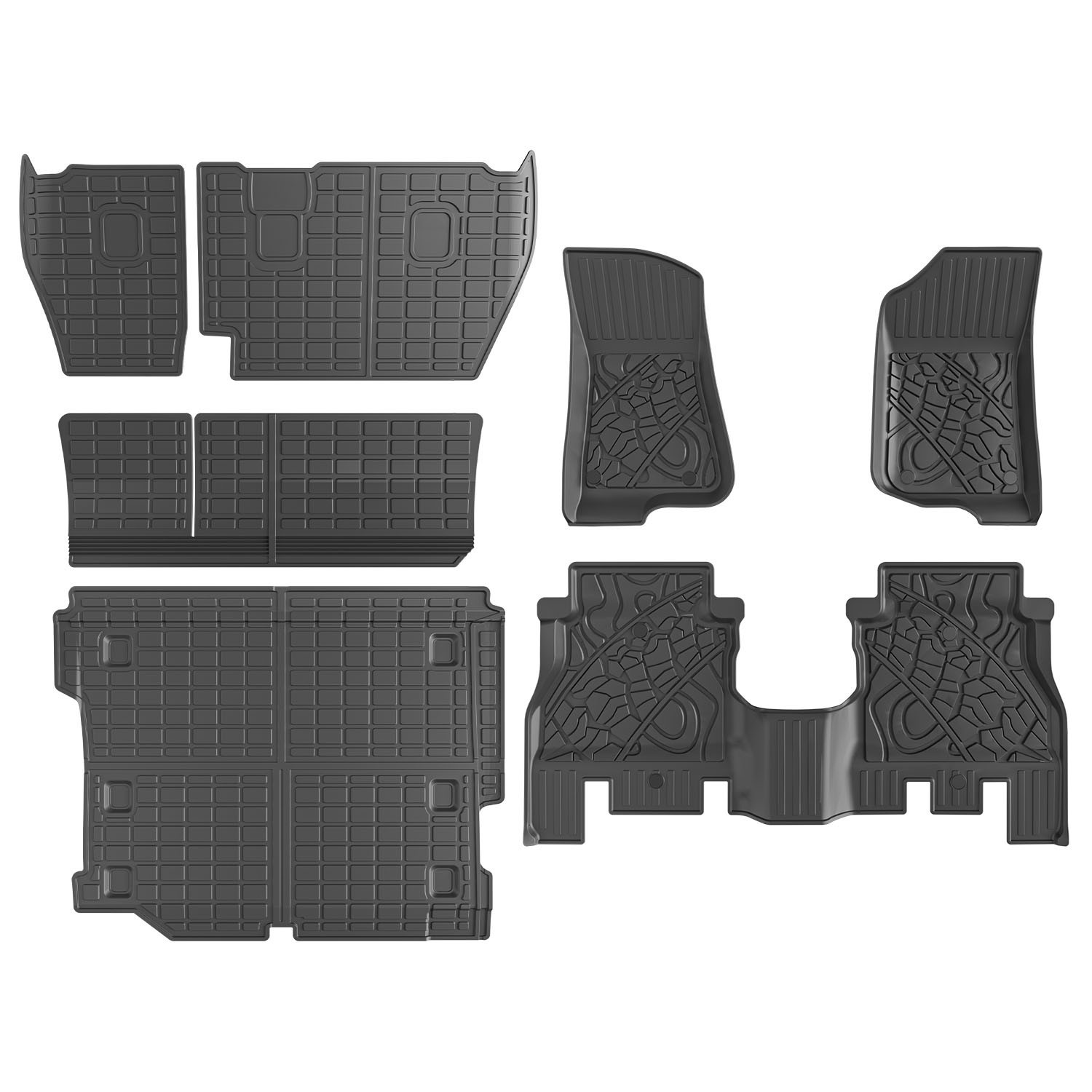 Floor Liners For 2018-2026 Jeep Wrangler JL 4X4 Unlimited Floor Mats Cargo Mat