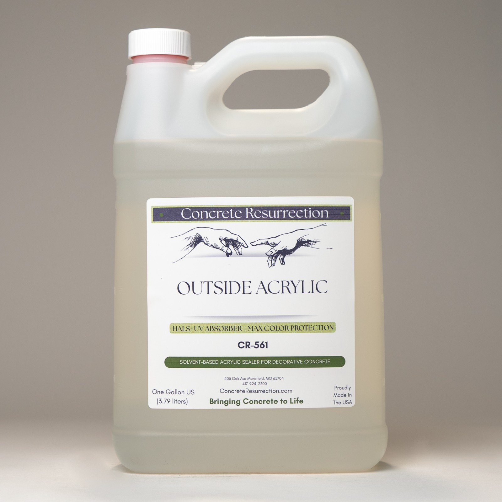 Concrete Resurrection Outside Acrylic 400 VOC Concrete Sealer - 1G