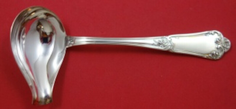 Floreale by Zaramella Argenti Italian Sterling Gravy Ladle New Never Used 5 3/4