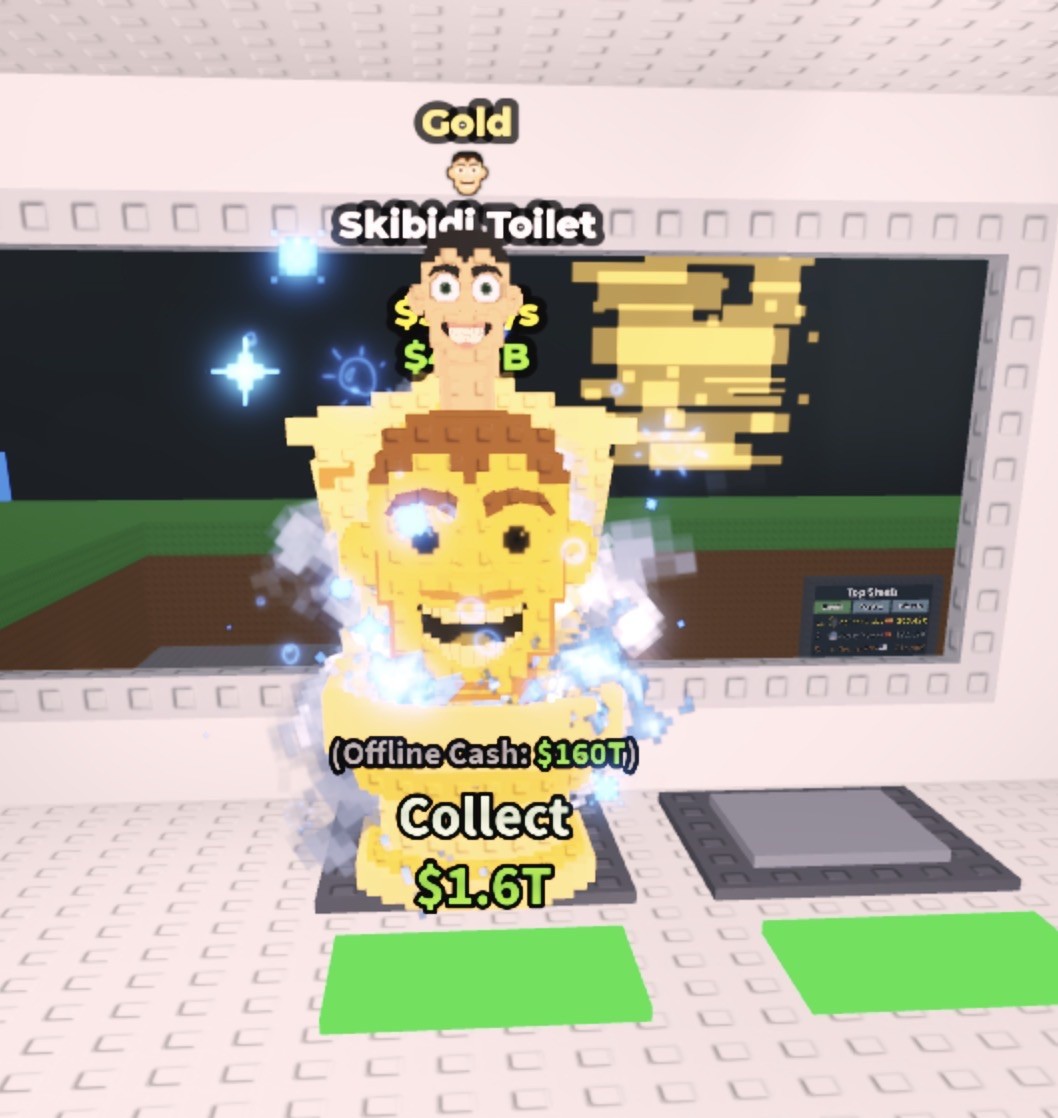 GOLD SKIBIDI TOILET SKIB TRAIT  - SAB STEAL A BRAINROT - OG