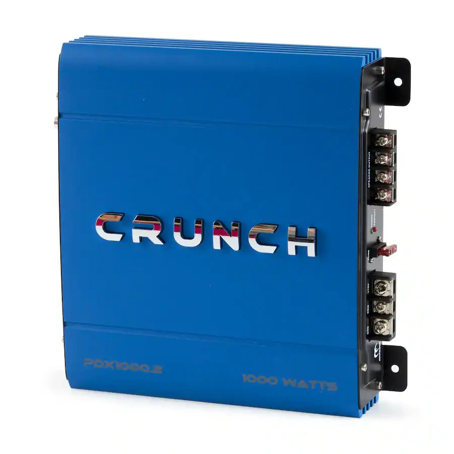 Crunch PowerDriveX 1000 Watt 2 Channel Exclusive Blue A/B Car Stereo Amplifier Crunch PowerDriveX 1000 Watt 2 Channel Exclusive Blue A/B Car Stereo Amplifier