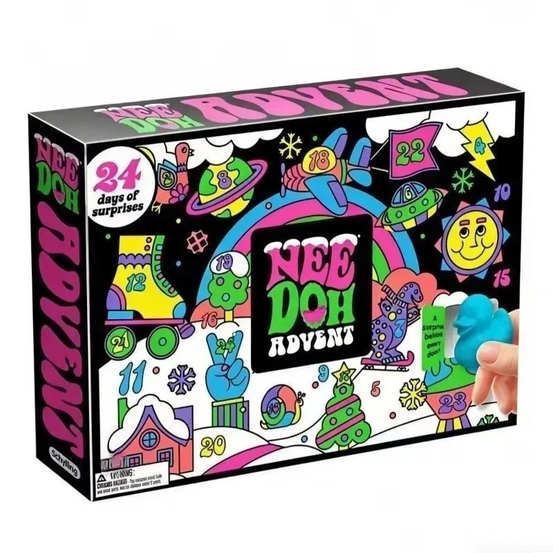 2026 NeeDoh Advent Calendar 24 Days Of Surprise Christmas Countdown BRAND NEW*