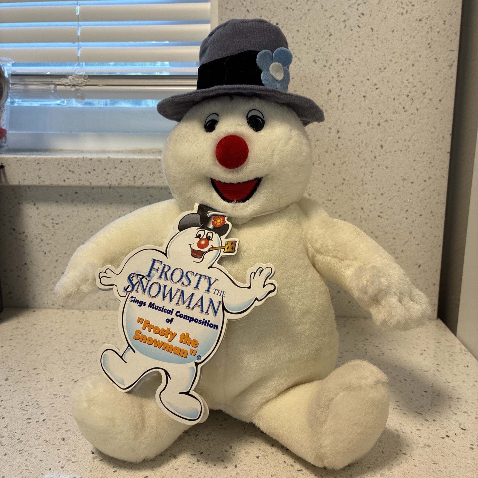 Vtg Gemmy Animated Frosty The Snowman 1999 Singing Dancing Christmas Plush 11