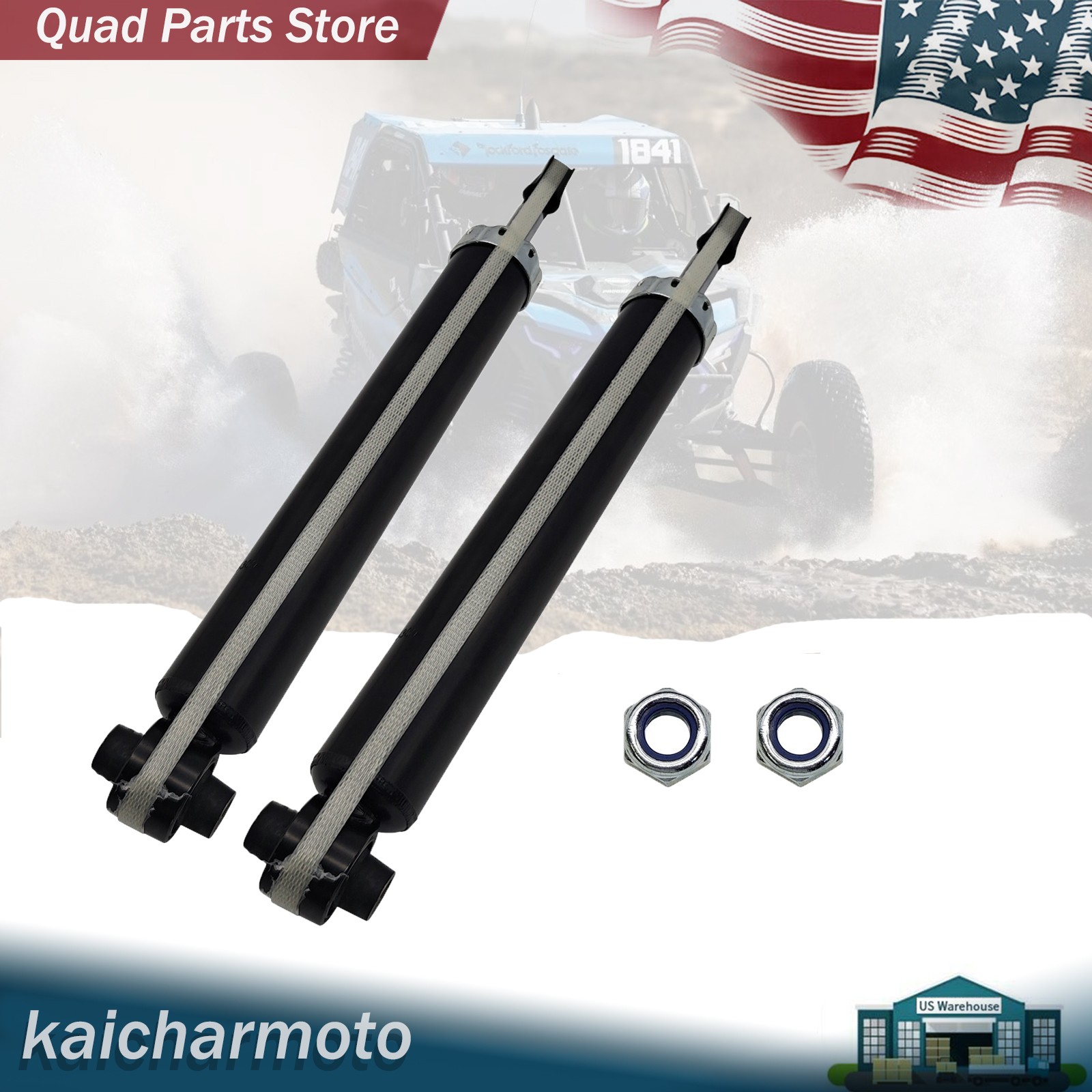 2x Self Leveling Rear Shock Absorber For Hyundai Palisade 2020-22 55367-S9300