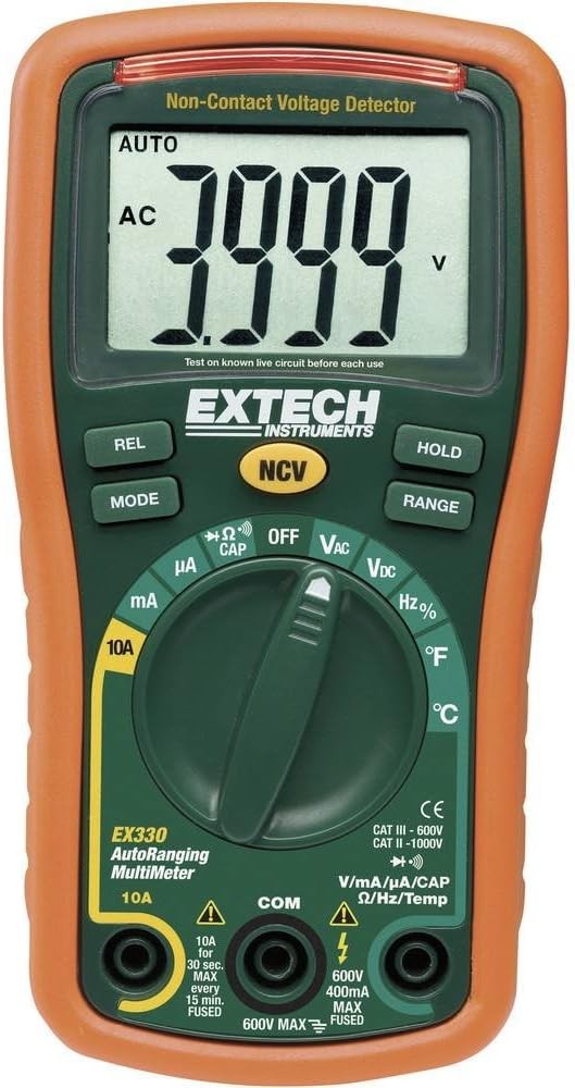 EX330 Autoranging Mini Multimeter with Built-in Non-Contact Voltage Detector
