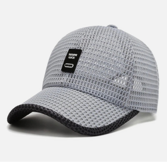 Men\'s Breathable Mesh Baseball Cap Summer Outdoor Hat Trucker Cap Gym Fun Gift