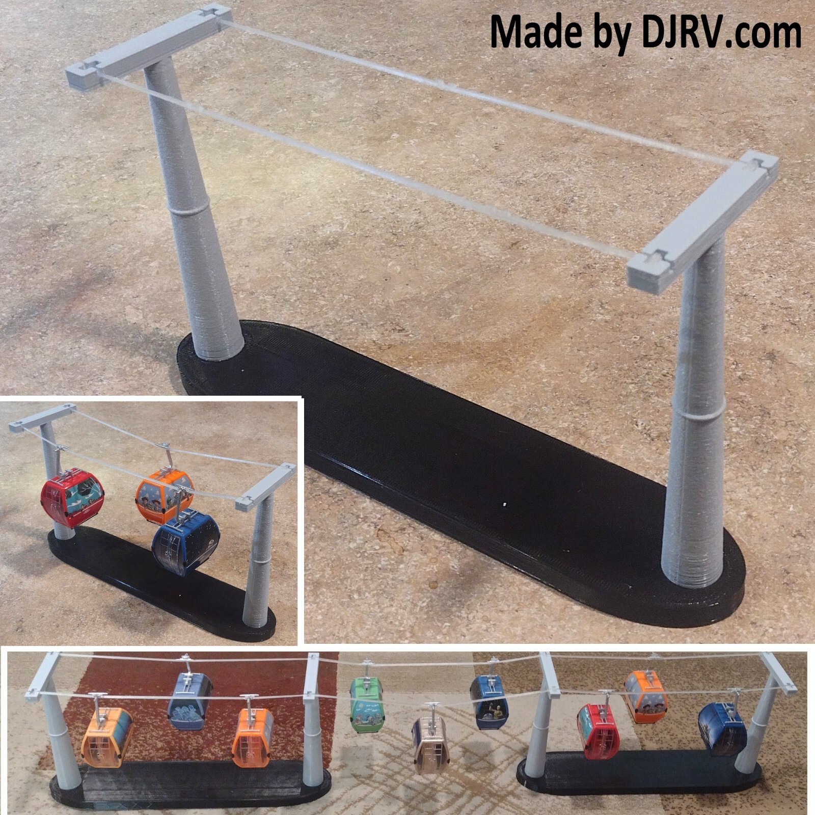 Custom Display Stand for Disney Skyliner Collectable Figures