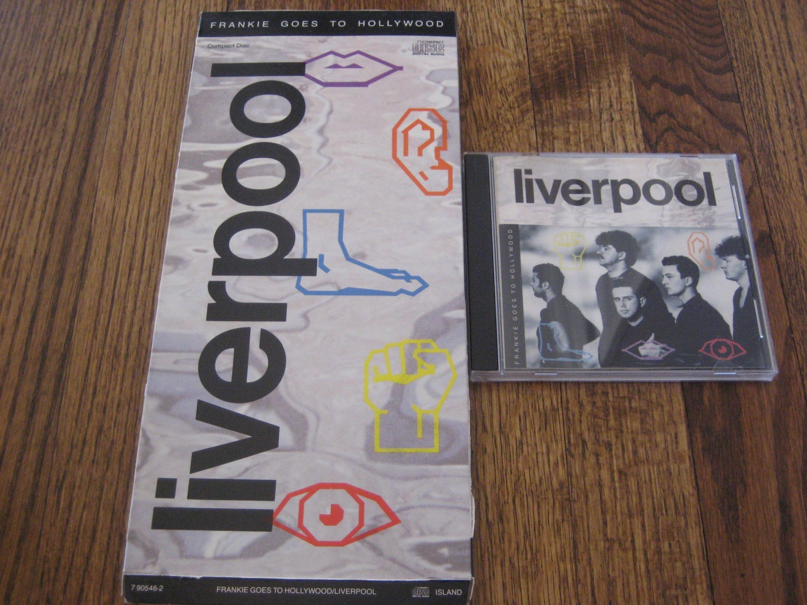 Frankie Goes To Hollywood Liverpool  longbox and Cd-Rare  Rage Hard Warriors of