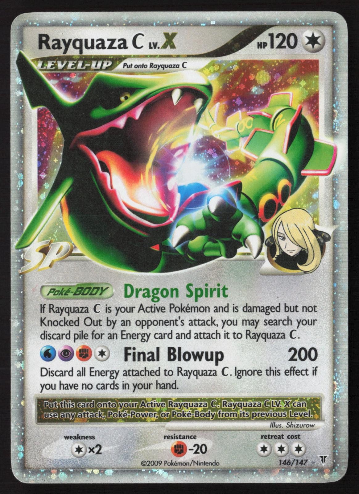 Rayquaza C LV.X 146/147 Pokemon Supreme Victors MP