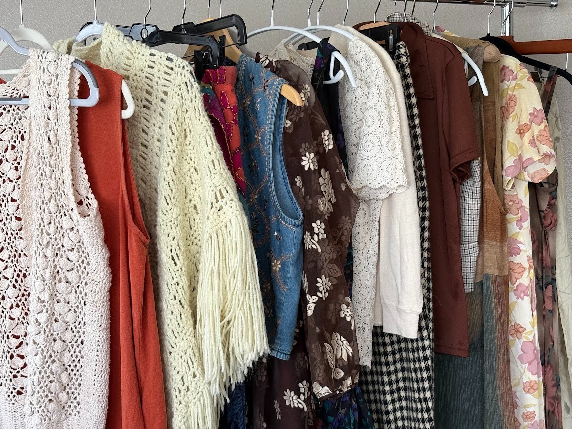 Variety of Boho-Style and Vintage Womens Clothing Lot resellers /Jeannene Booher