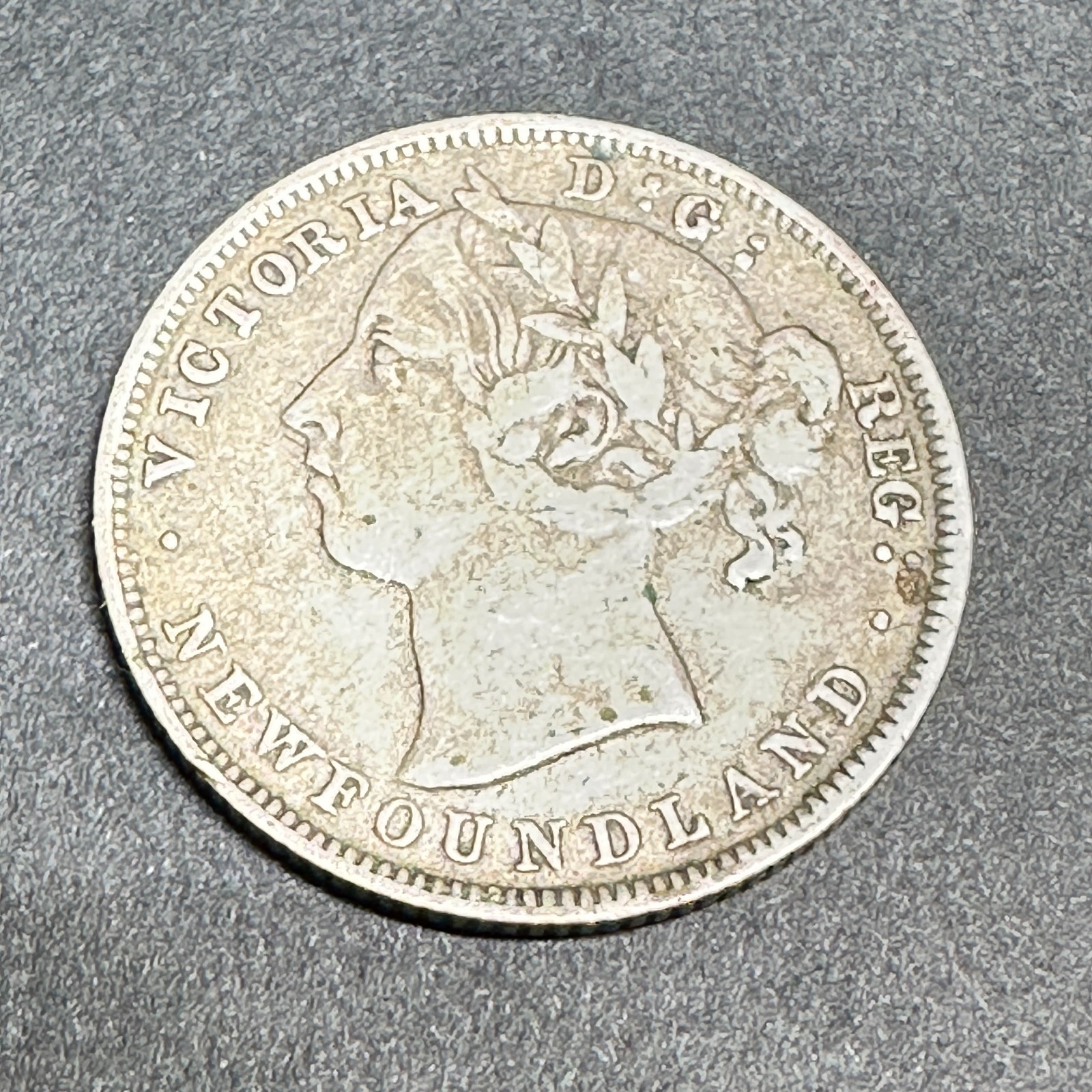 NEWFOUNDLAND 1888 Silver 20 Cents Queen Victoria NEWFOUNDLAND 1888 Silver 20 Cents Queen Victoria