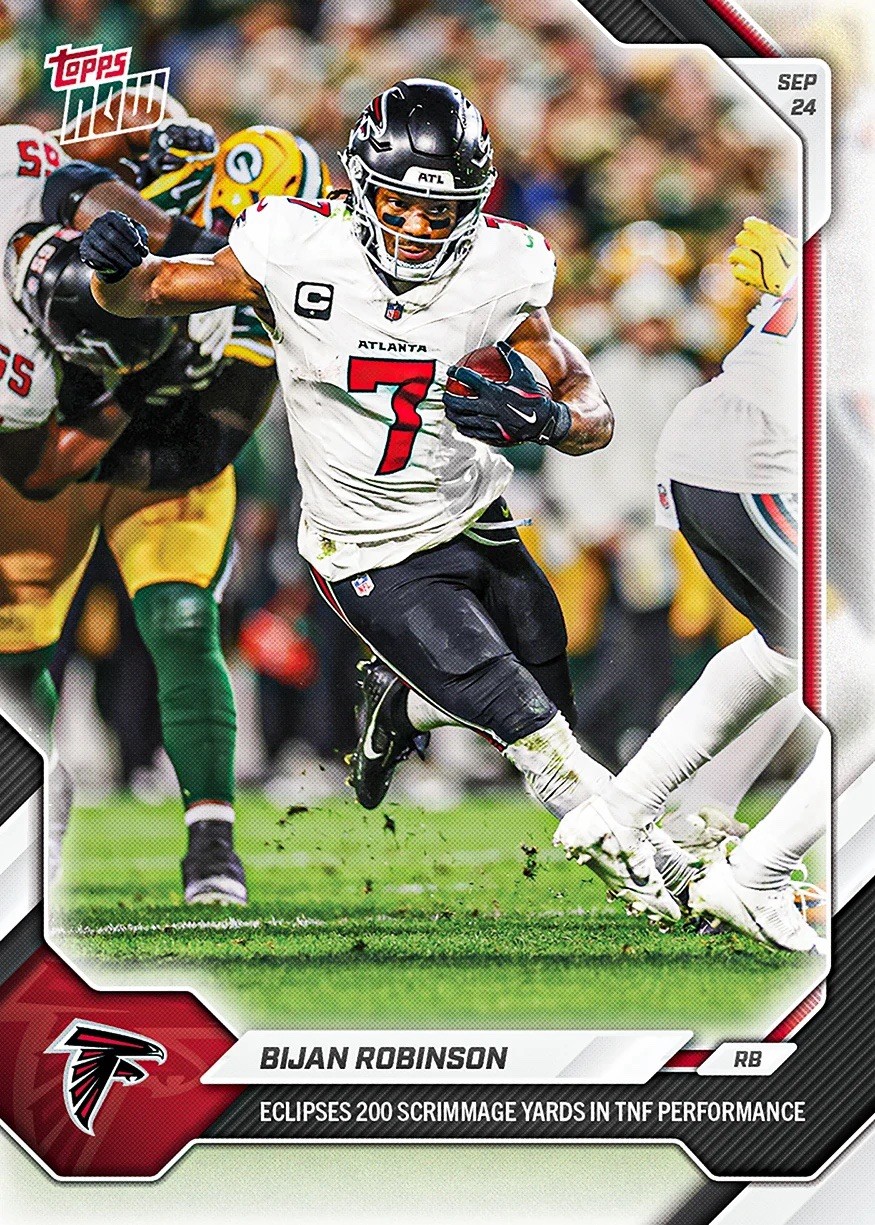 *PRE SALE* Bijan Robinson - 2026 NFL Topps NOW® - Card 29