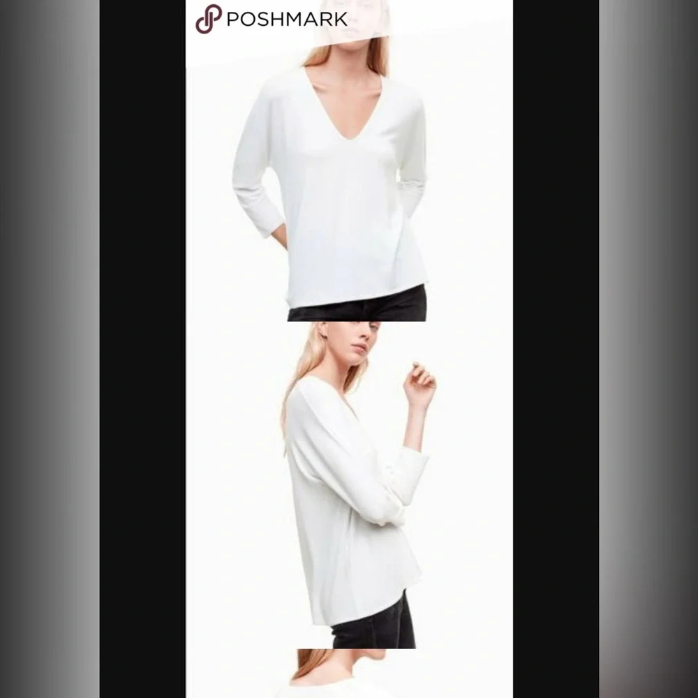 Aritzia Wilfred Free Aneta Shirt White S Aritzia Wilfred Free Aneta Shirt White S