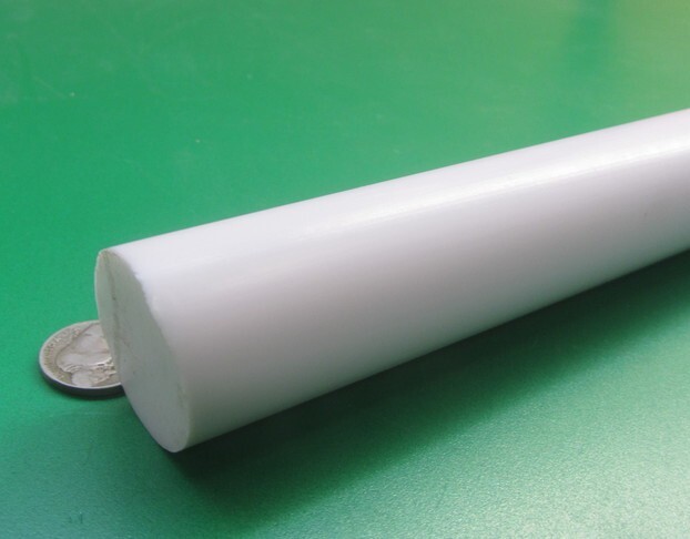 Teflon PTFE Virgin White Rod 1 1/4