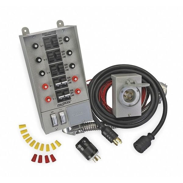 Reliance Controls Manual Transfer Switch, 60A, 125/250V 31410CRK Reliance Controls Manual Transfer Switch, 60A, 125/250V 31410CRK