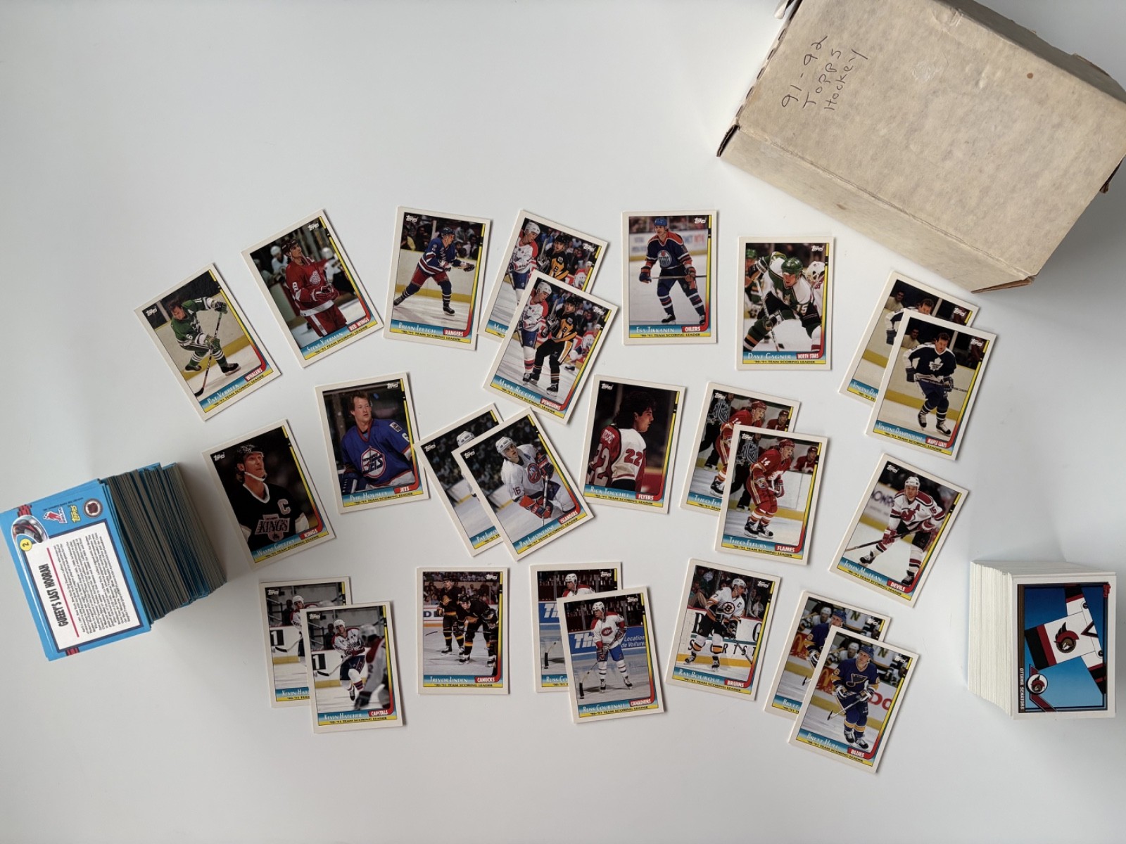 1991-92 Topps Hockey Not Complete Set W/ Doubles